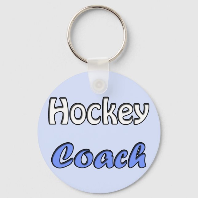 Hockey Coach Key Ring (Front)