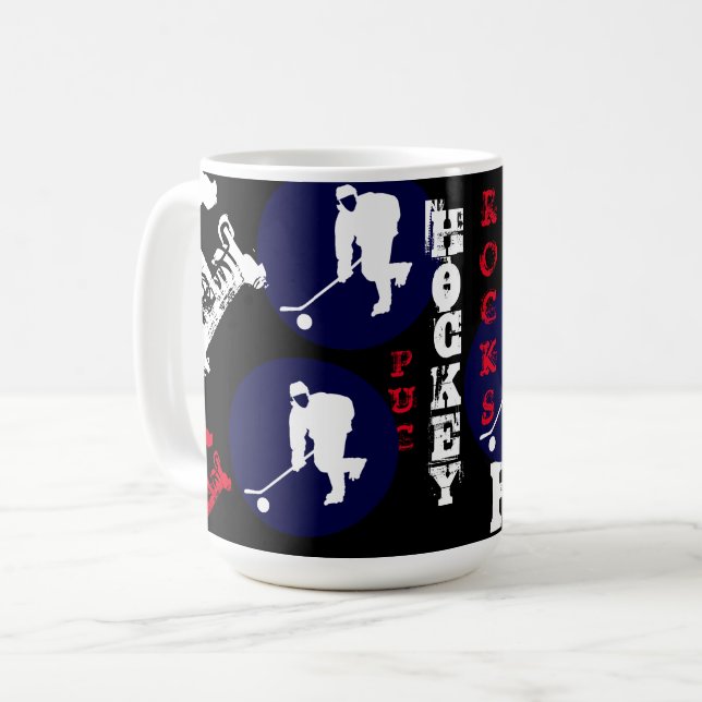 HOCKEY COFFEE MUG (Front Left)