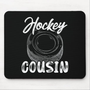 Hockey Cousin Men Ice Hockey Player Goalie Family Mouse Pad