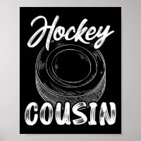 Hockey Cousin Men Ice Hockey Player Goalie Family