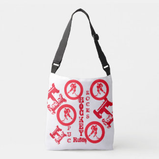 Hockey crossbody bag