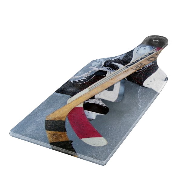 Hockey Cutting Board (Corner)