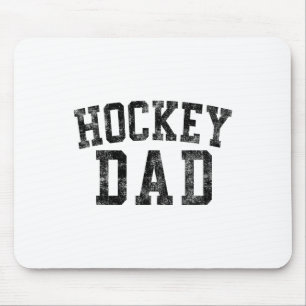 Hockey Dad Birthday Clic Bold Font Hockey Daddy Mouse Pad