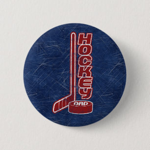 Hockey Dad Button, Hockey Dad Badge