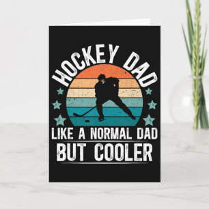 Hockey Dad Definition Ice Hockey Player Dad Hockey Card