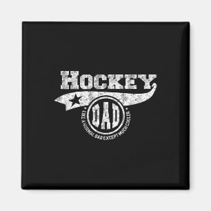Hockey Dad Father's Day Gift Father Sport Men Magnet