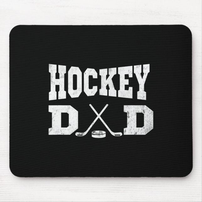 Hockey Dad - Fun Hockey Dad  Mouse Pad (Front)