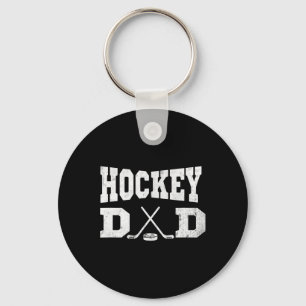 Hockey Dad - Funny Hockey Dad  Key Ring