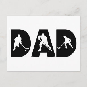 Hockey Dad Gift Postcard
