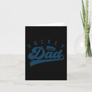 Hockey Dad Gifts Daddy Father's Day Card