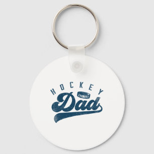 Hockey Dad Gifts Daddy Father's Day Key Ring