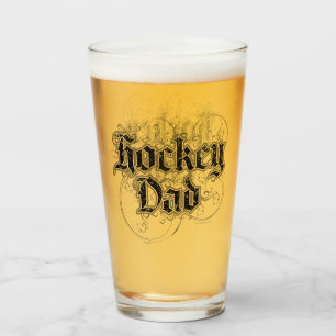 Hockey Dad Glass