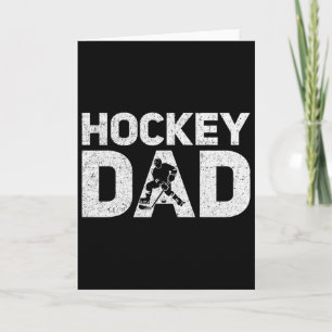 Hockey Dad Hockey Player Father’s Day Hockey Lover Card