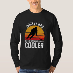 Hockey Dad Ice Hockey Dad  Vintage Hockey Father's T-Shirt