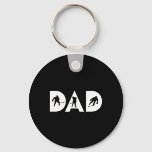 Hockey Dad - Ice Hockey Shirt And Gift For Hockey Key Ring