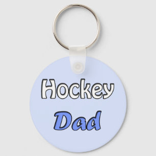 Hockey Dad Key Ring