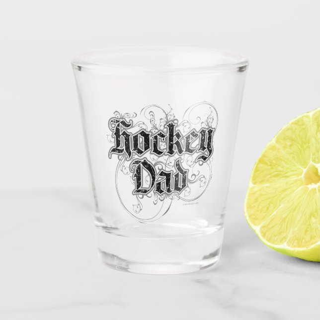 Hockey Dad Shot Glass (Front)