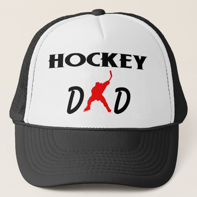 HOCKEY DAD TRUCKER HAT (Front)