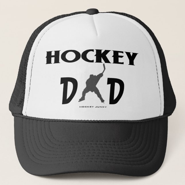 HOCKEY DAD TRUCKER HAT (Front)
