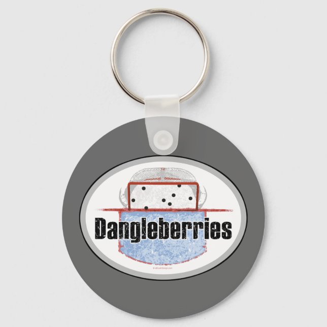 Hockey Dangleberries Key Ring (Front)