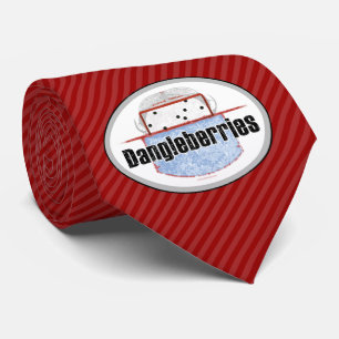 Hockey Dangleberries Neck Tie