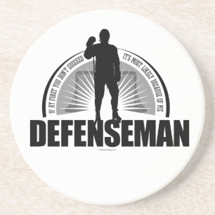 Hockey Defenseman Coaster