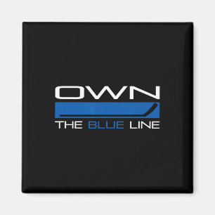 Hockey - Defenseman - Hockey Player Magnet