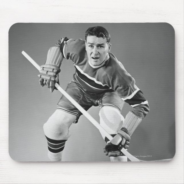 Hockey Defenseman Mouse Pad (Front)