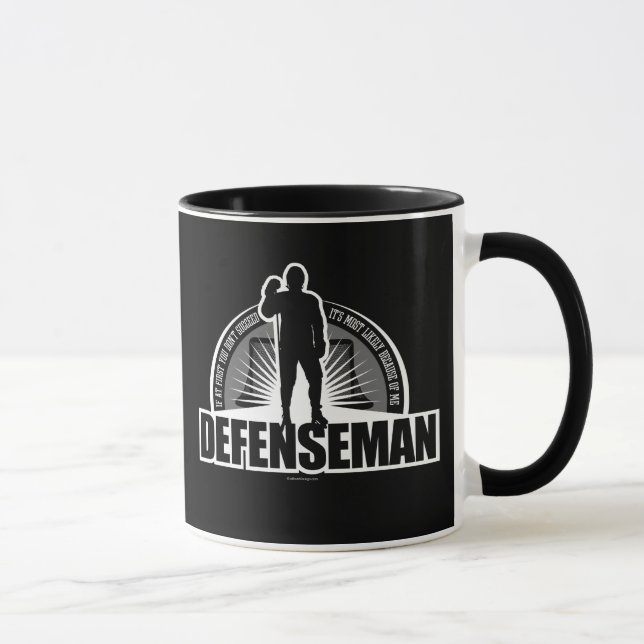 Hockey Defenseman Mug (Right)