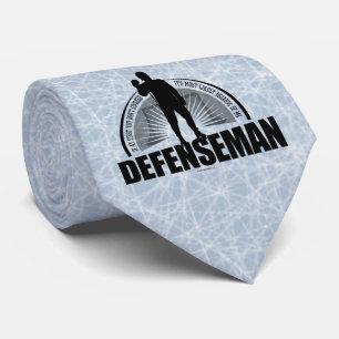 Hockey Defenseman (personalised) Tie