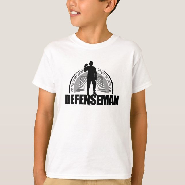 Hockey Defenseman T-Shirt (Front)