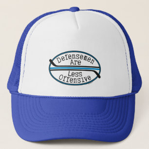 Hockey Defensemen Less Offensive Trucker Hat