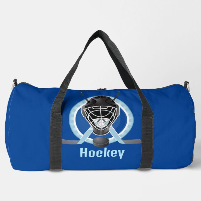 Hockey Design Duffel Bag (Front)