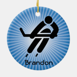 Hockey Design Ornament