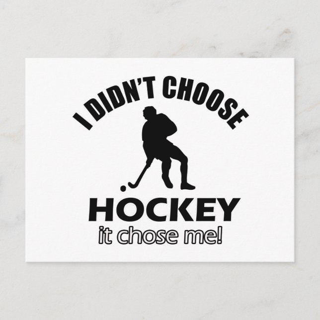hockey designs postcard (Front)