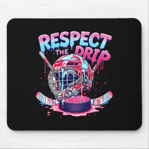 Hockey Drip For Boys Ice Cream Drip Youth Kids Fun Mouse Pad