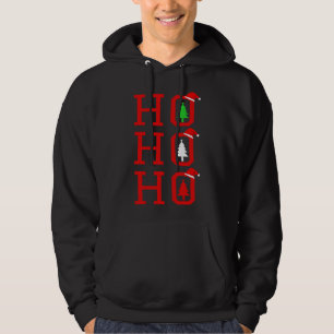 Hockey Elf Matching Family Christmas Party Pajama Hoodie