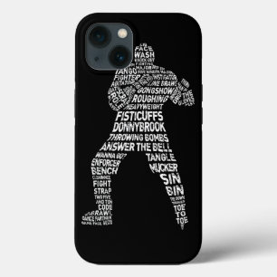 Hockey Enforcer Goon Word Art iPhone 5 Case