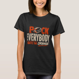 Hockey Enforcer Orange 1 T-Shirt