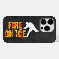 Hockey Fire On Ice Case-Mate iPhone Case
