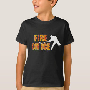 Hockey Fire On Ice T-Shirt