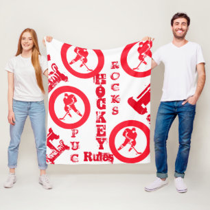 Hockey     fleece blanket