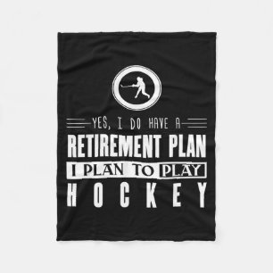 Hockey Fleece Blanket