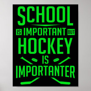 Hockey For Boys 8-12 Ice Hockey Player Poster