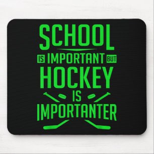 Hockey For Boys 8-12 Kids Hockey Player Mouse Pad