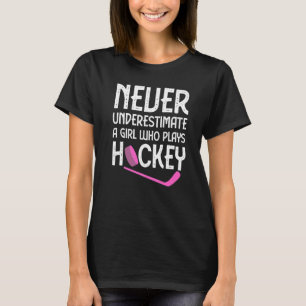 Hockey For Women Girls Ice Hockey Player Hockey  2 T-Shirt