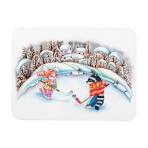 Hockey Fun Magnet