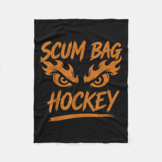 Hockey Funny For Men Women Boy Kids Fleece Blanket