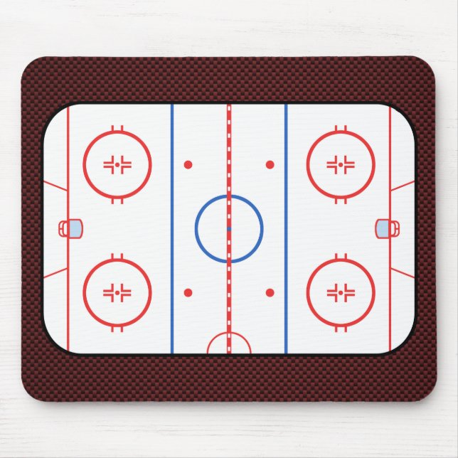 Hockey Game Companion Autograph Ready Mouse Pad (Front)