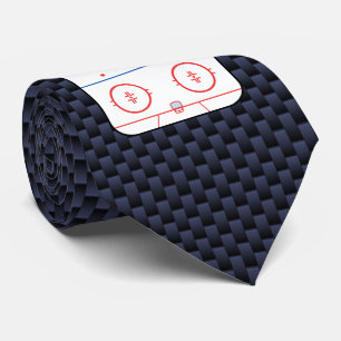 Hockey Game Companion Autograph Ready Tie